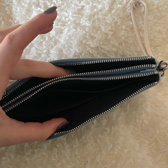 Brand New Coach Denim Wristlet - Picture 5 of 5
